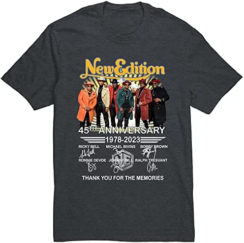 מהדורות חדשות 45 שנה 1978-2023 חולצה תודה לך על זכרונות חתימות חולצה, יוניסקס חולצה לגברים נשים שחור