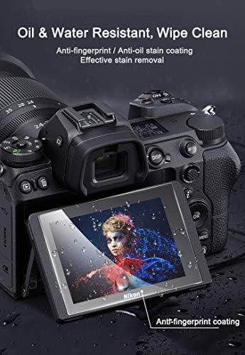 WH1916 Z8 מגן מסך תואם למצלמת Nikon Z8 / Z9, 9 שעות מזכוכית מזג אנטי-סקרח