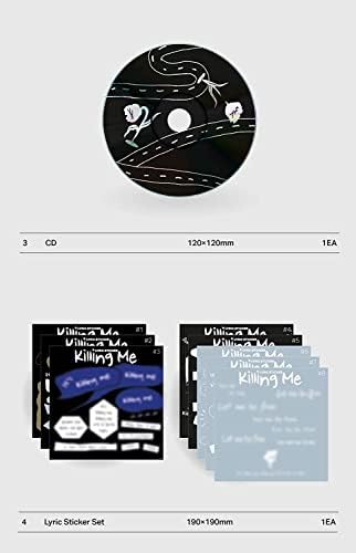 Genie Music Chungha - Killing Me Album+פוסטר מקופל לפני הזמנה+מתנה קוריאנית