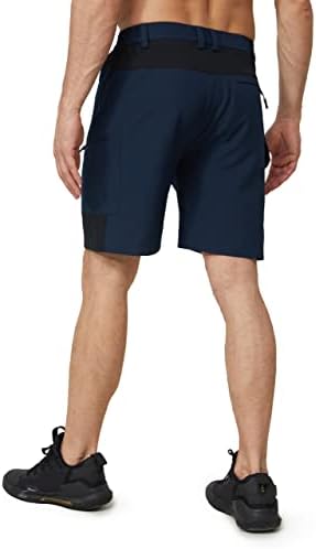 מכנסי מטען לטיולי גברים של NoMolen מכנסיים קצרים קלים משקל קל יבש מהיר עם כיס רב לאימון קמפינג גולף מזדמן