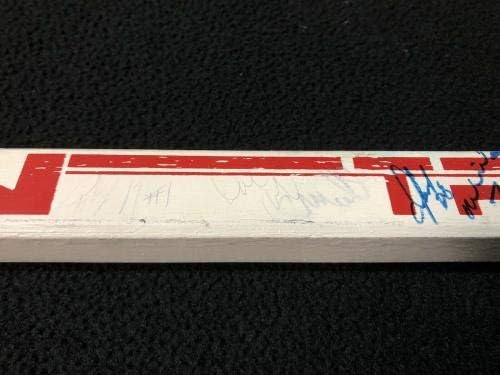 1984/85 צוות קוויבק נורדיקס חתום על טיטאן מישל גולט דגם מקל 20 אוטומטי - מקל NHL עם חתימה