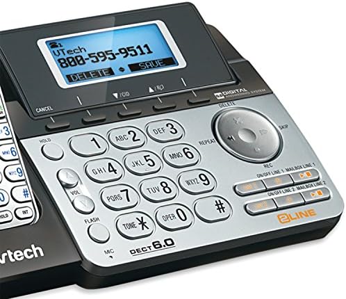 מערכת טלפון אלחוטי דו-אלחוטית של VTech Dect 6.0