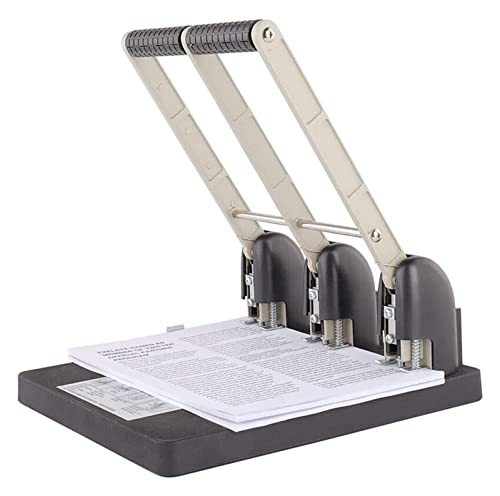 נייר חותך נייר עמיד מכונת אגרוף בעלת שלוש חורים ניתן לשנות את ראש החותך של 150 עמודים לקוטר חור מקדח 7 ממ מרחק חור קבוע