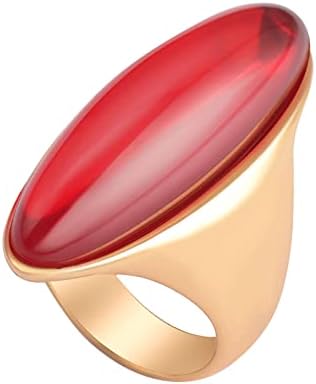 2023 טבעת חדשה קריסטל רב-צבעי טבעת אירופית רוח ורוח אמריקאית מתכת אמריקאית טבעת קרה טבעות רטרו תכשיטים לתלבושות לבני נוער
