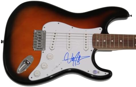בילי מיתרים חתום חתימה בגודל מלא פנדר סטראטוקסטר גיטרה חשמלית ב/בקט אימות בס קואה - צעיר סטאד רוק בלוגראס כוכב,