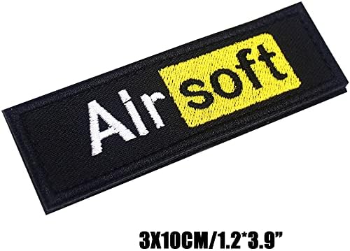 סכנה של Airsoft מצחיק רקמה טלאי מדבקת זרוע צלף אין צורך להפעיל רק לולאה עייפה לולאה דקורטיבית טלאי טקטי תגי סמל סמל