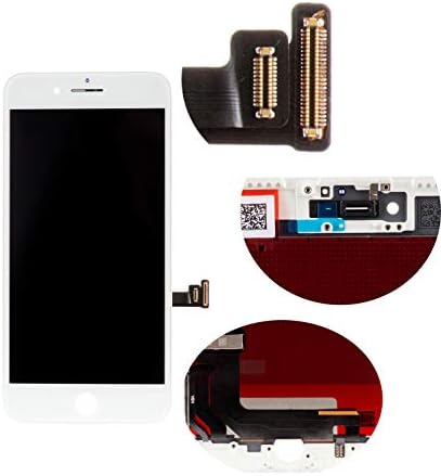 עבור אייפון 7 בתוספת 5.5 אינץ ' מול זכוכית דיגיטלית תצוגת מסך החלפת מסגרת מלאה מסך מגע הרכבה סט לבן