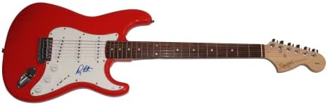 רוי ביטן חתם על חתימה בגודל מלא פנדר אדום סטראטוקסטר גיטרה חשמלית עם ג 'יימס ספנס ג' יי. אס. איי אימות-הפרופסור