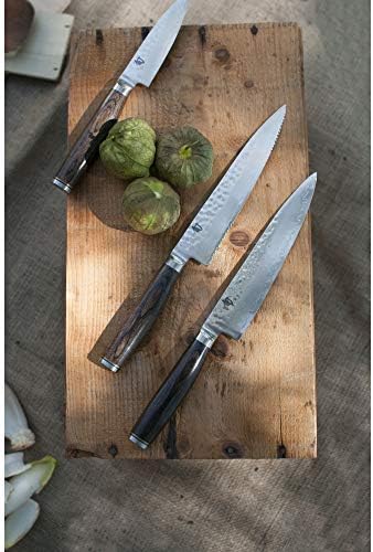 שון סכום פרמייר משונן סכין שירות 6.5, צר, ישר להב מטבח סכין מושלם עבור חתכים מדויקים, אידיאלי להכנת כריכים או