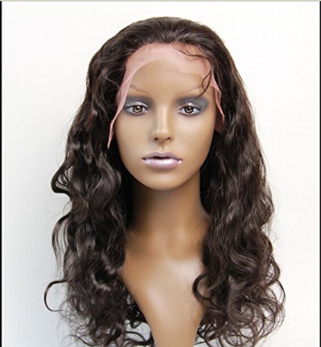 גבוהה כימות 10 מלא תחרת פאה עבור אישה שחורה הודי בתולה רמי שיער טבעי גוף גל צבע 1 בי כבוי שחור