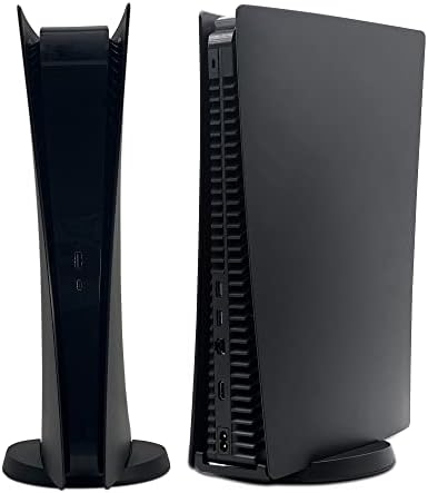 לוחית פנים שחורה ל- PS5 - מארז אטום הלם קשה לפלייסטיישן 5 - כיסוי מגן עבור PS5