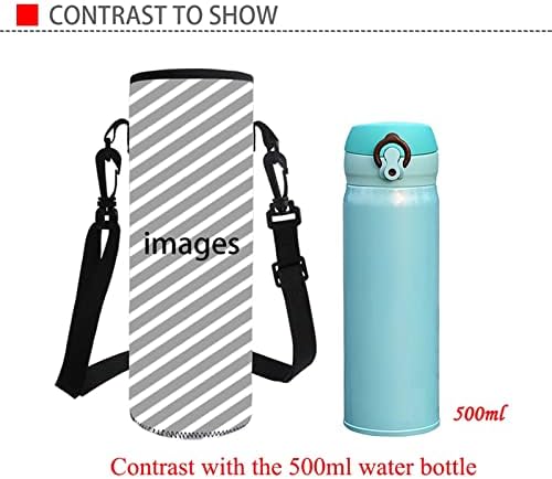 Jeiento Neoprene Water Botte Battle Smoating Sling תיק עם רצועות כתף מתכווננות לרכיבה על אופניים סיור בקמפינג
