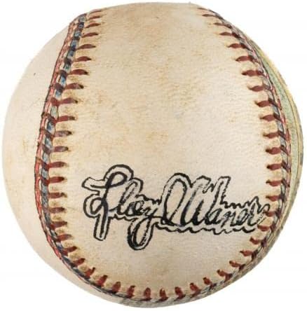 יפה לויד וונר צייר ביד ג'ורג 'סוסנאק אמנות עממית חתומה בייסבול - אמנות MLB עם חתימה