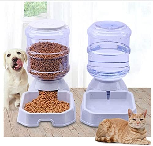 מתקן מים לחיות מחמד 3.8 ליטר מזין אוטומטי לחיות מחמד כלב חתול קערת שתייה לכלב שתיית מים האכלת חתול מתקן קיבולת