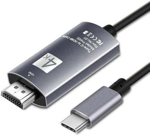 כבל Goxwave תואם ל- VAIO SX -14 - כבל SmartDisplay - USB Type -C ל- HDMI, USB C/HDMI כבל עבור VAIO SX -14 - Jet