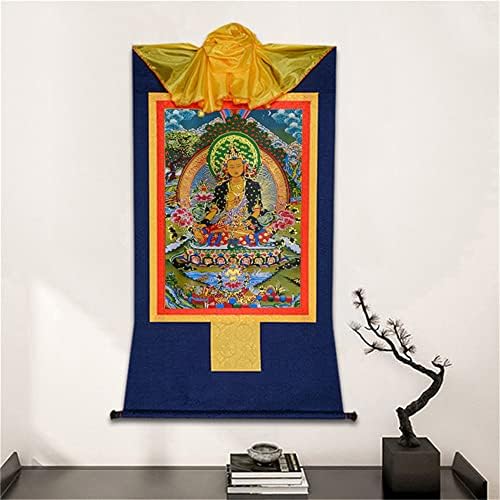 גנדנרה קסיטיגרבה, טיבטי תנגקה ציור אמנות, בודהיסטי תנגקה ברוקד,בודהה שטיח עם גלילה
