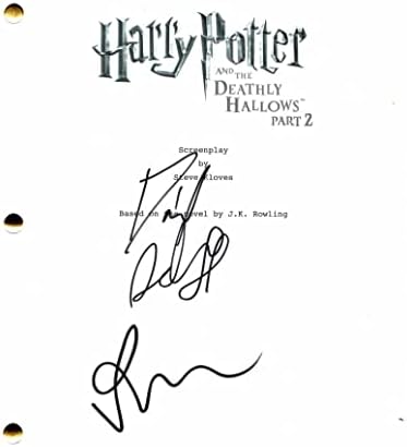 דניאל רדקליף ורופרט גרינט חתמו על חתימה הארי פוטר ואוצרות המוות חלק 2 תסריט קולנוע מלא - קוקרינג: אמה ווטסון, טום