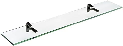 מדף זכוכית קרדינל זכוכית ספנקראפט, כרום, 4.75 x 30