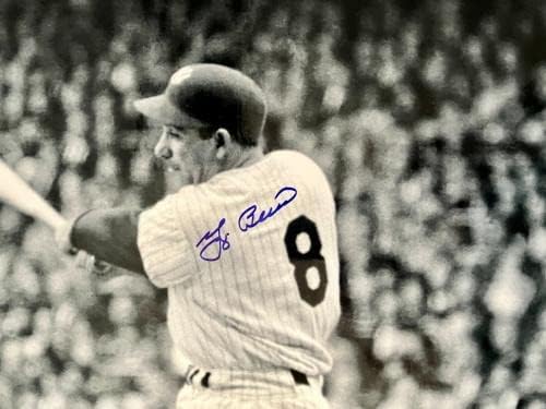 יוגי Berra D.2015 חתום פעולה 16x20 Photo -JSA W28208 - תמונות MLB עם חתימה