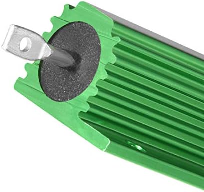 uxcell® אלומיניום נגן נגן 100W 0.2 אוהם ירוק ירוק לממיר החלפת LED 100W 0.2RJ