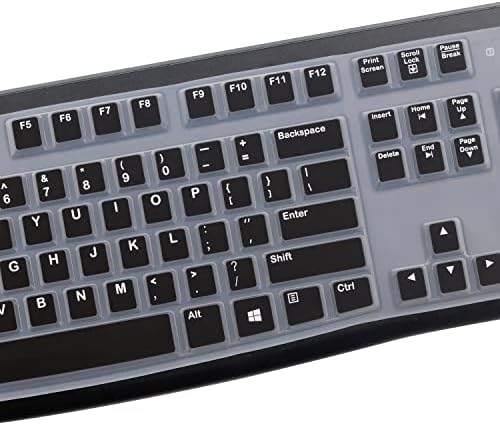 כיסוי מקלדת סיליקון עבור Logitech K120 & MK120 שולחן עבודה ארגונומי USB מקלדת קווית, Logitech K120 & MK120 מקלדת
