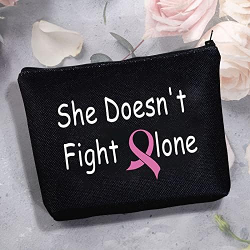 סרטן תמיכה מתנות סרטן מודעות תיק סרטן הישרדות מתנות לנשים איפור רע סמים רוכסן פאוץ שד סרטן בד שקיות סרטן מטופל מתנות