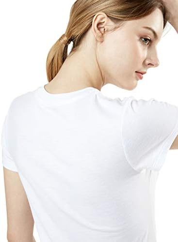 TSLA 2 חבילה חולצות אימון נשים, חולצות שרוול קצר יבש, חולצות שרוול קצרות, פעילות ספורט פועל חדר כושר חדר כושר חולצה