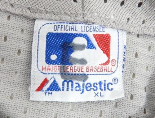 משנות התשעים של דטרויט טייגרס משחק ריק הונחה אפור ג'רזי תרגול תרגול XL 786 - משחק משומש גופיות MLB