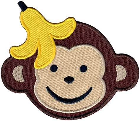 טלאי קוף של PatchMommy, ברזל על / תפור - אפליקציות לילדים ילדים