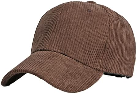 נקבה זכר ניטרלית כובע בייסבול קלאסי כובע קורדרוי צבע אחיד כובע מתכוונן כיסוי ראש כל השנה