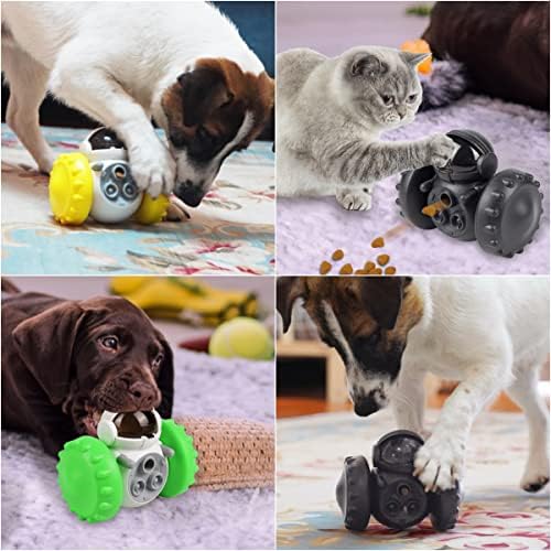 כלב לטפל צעצוע לכלבים קטנים, קייסאטק אינטראקטיבי לחיות מחמד מזון מתקן פאזל צעצועי לטפל מחלק חתול איטי מזין צעצוע עבור גורים