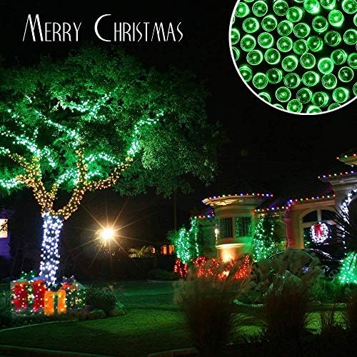 Toodour 2 חבילה אורות חג מולד סולאריים סולאריים ואורות חג מולד סולאריים של 2 חבילות ירוקות
