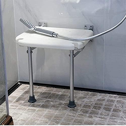מושבי מקלחת מאפיינים, כסאות מקלחת לקשישים, ספסל מקלחת מתקפל כיסא מקלחת אלדר, הברגה בורג-אין קיר קיר קיר רכוב כיסא