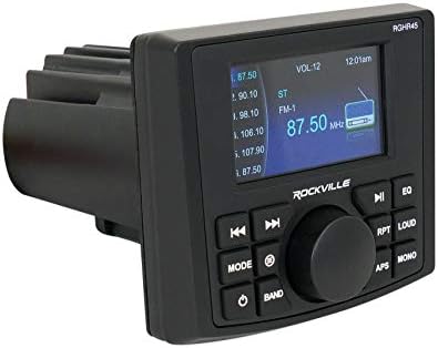 Rockville RGHR45 4 ZONE מקלט חור מד ימי Bluetooth/Radio/Wired Memont