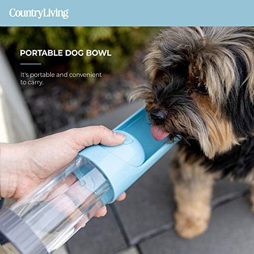 בקבוק מים כפרי לחיות על ידי כלב כפה כסף מתקפל עם מסנן פחם, מתקן מים נייד לכלבים, בקבוקי ח2או לחיות מחמד,