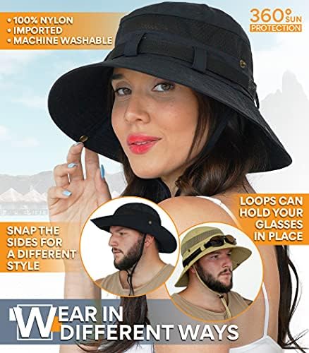 כובעי דלי, כובע שמש, כובע ספארי, כובע בוני גברים, כובע חוף, כובע טיולים לנשים, כובעי חוף לגברים, כובע דיג