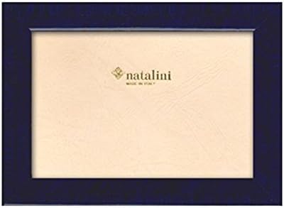 נטלני 5 x 7 מסגרת עץ כחולה עמוקה מיוצרת באיטליה