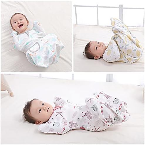 זיגג'וי לתינוקות מעבר לתיק שינה עם זרועות עם כותנה כותנה שמיכה לבישה עם רוכסן דו כיווני 0.5 שק שינה קל משקל לתינוק
