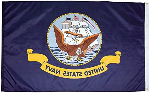דגל דגל דגל צבאי ניילון חיל הים האמריקני, שנעשה בארצות הברית, 4x6 '