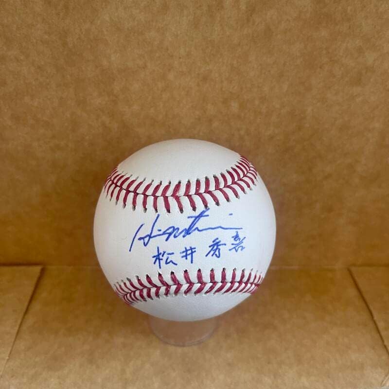 Hideki Matsui Ny Yankees אנגלית/יפנית חתומה Auto M.L. בייסבול BAS BC85025