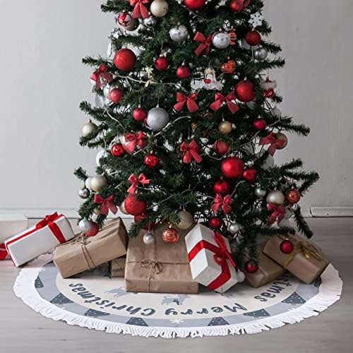 חצאית עץ חג המולד עם ציצית צללית כלב חג המולד 30 עץ חג המולד מחצלת כלב צללית עץ חג המולד מחצלת שלג חג המולד עץ חצאית