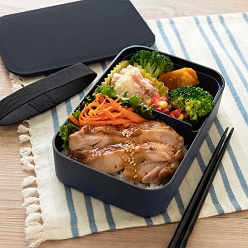מחליק NLP8-A צבוע קופסת ארוחת צהריים אחת, 25.4 פלורידה, כולל טנג וחגורה, גדול, עשן, שחור, מיוצר ביפן
