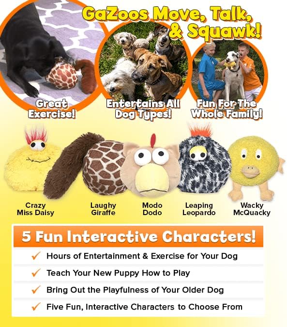 צעצוע כלבים אינטראקטיבי של Gazoos - איש שלג