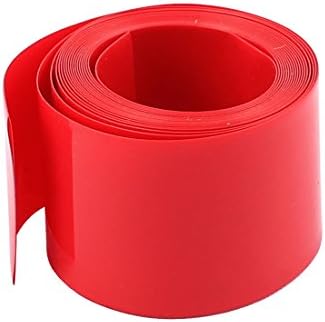 AEXIT 6.5ft אורך חיווט וחיבור 0.72 אינץ 'DIA PVC חום אדום צינור צינור צינור צינור חום צינורות חום מגן על מגן