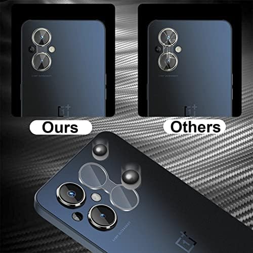 אורזרו תואם למגן עדשת מצלמה של OnePlus Nord N20 5G, זכוכית 2.5d קשת קשת HD ללא בועה