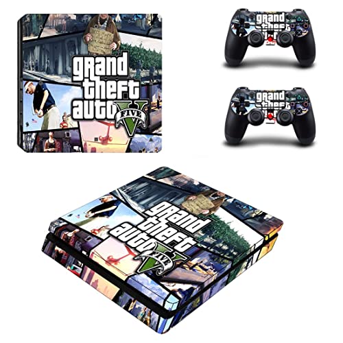 עבור PS5 Digital - Game Grand GTA גניבה ומדבקת עור Auto PS4 או PS5 עבור פלייסטיישן 4 או 5 קונסולה ובקרים מדבקות ויניל DUC