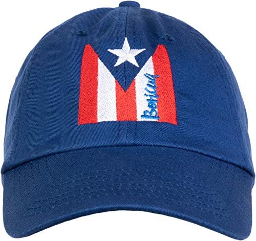 פורטוריקני דגל / בוריקואה נויוריקן ריקו גאווה נמוך בכושר בייסבול כובע אבא כובע רויאל כחול