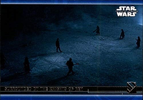 2020 Topps מלחמת הכוכבים עלייה של Skywalker Series 2 כחול 76 מוקף באבירי כרטיס המסחר של רן