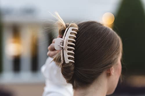 6 יחידות שיער טופר קליפים לנשים פרח שיער טופר קליפ חזק קיבעון טופר בינוני אופנה כיכר סיכות ראש חמוד סטיילינג קליפים שיער