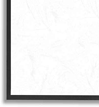תעשיות סטופל מדבריות ירח סהר הרים מופשטים נוף טרקוטה, שתוכנן על ידי בקי קוצים שחור ממוסגר קיר אמנות, 16 x 20, בראון